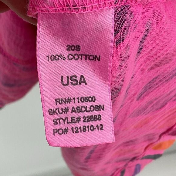 Fresh Produce Sundrenched Lorna T-Shirt Dress Flamingo Pink Women Small Pockets - Picture 5 of 6